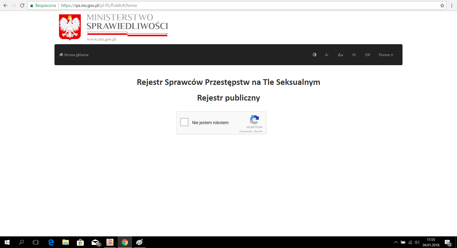 rejestr sprawców seksualnych